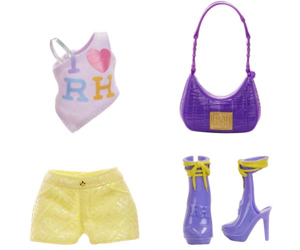 Rainbow High: My Fashion Style Violet Willow divatbaba kiegészítőkkel