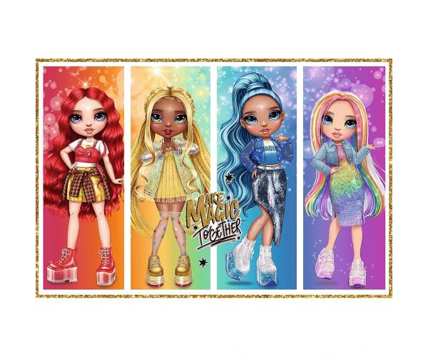 Rainbow High legjobb barátnők 2x200db-os puzzle - Trefl