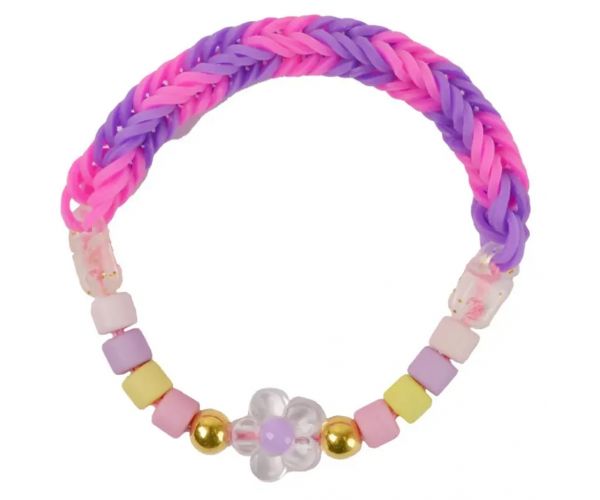 Rainbow Loom: Auto Loom gumikarkötőkészítő szett gyöngyökkel