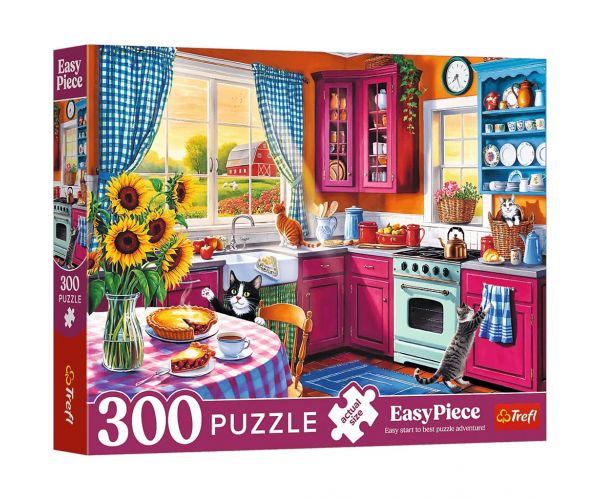Reggel a konyhában Easy Piece 300db-os puzzle - Trefl