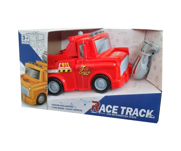 Race Truck átalakuló parkolóház fénnyel és hanggal
