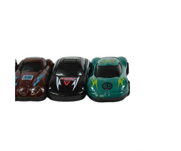 Racing Car: 10 db-os versenyautó szett 6cm 1/72
