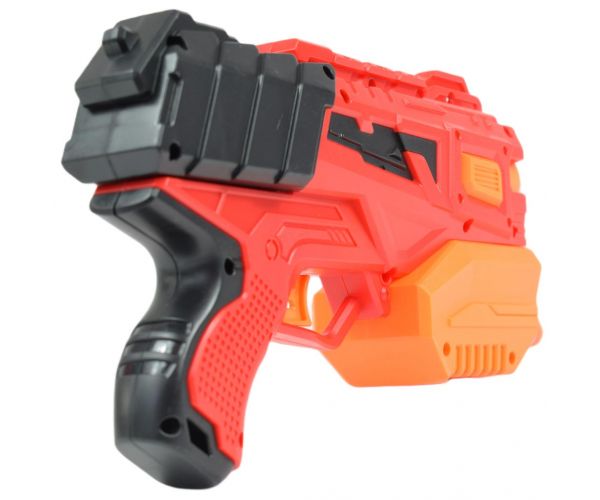 Raid Launcher: Manuális szivacslövő fegyver céltáblával és töltényekkel 26cm