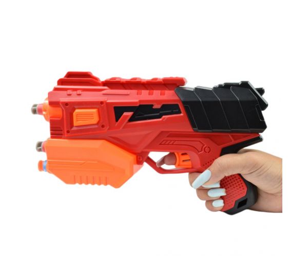 Raid Launcher: Manuális szivacslövő fegyver céltáblával és töltényekkel 26cm