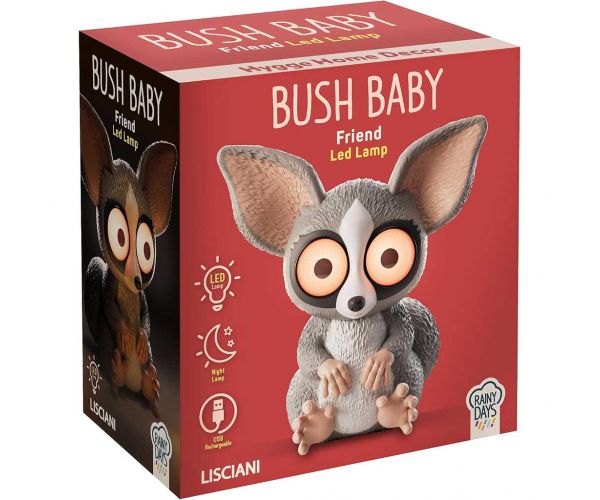 Rainy Days Bush Baby LED-es éjjeli lámpa - Lisciani