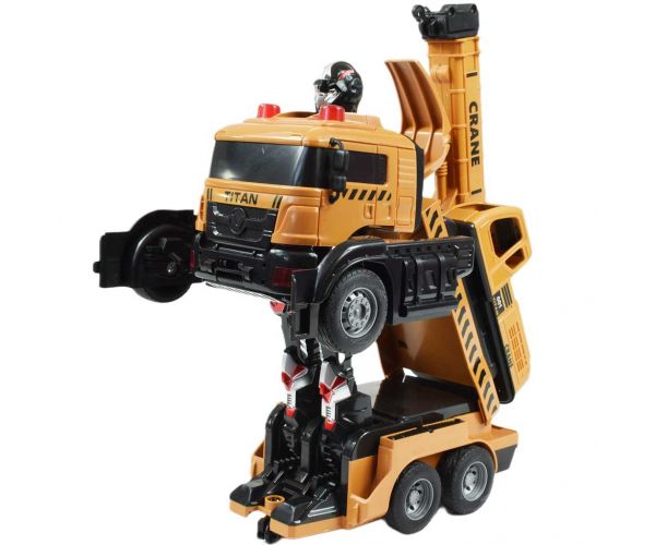 RC Távirányítós Autobot Titan robot átalakuló darus autó 27MHz 26cm
