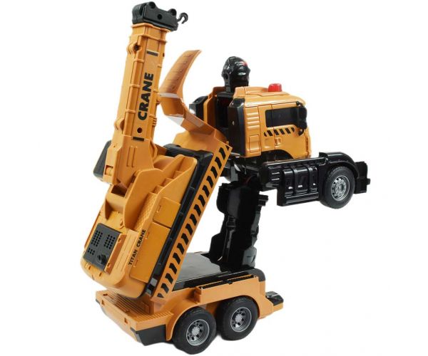 RC Távirányítós Autobot Titan robot átalakuló darus autó 27MHz 26cm