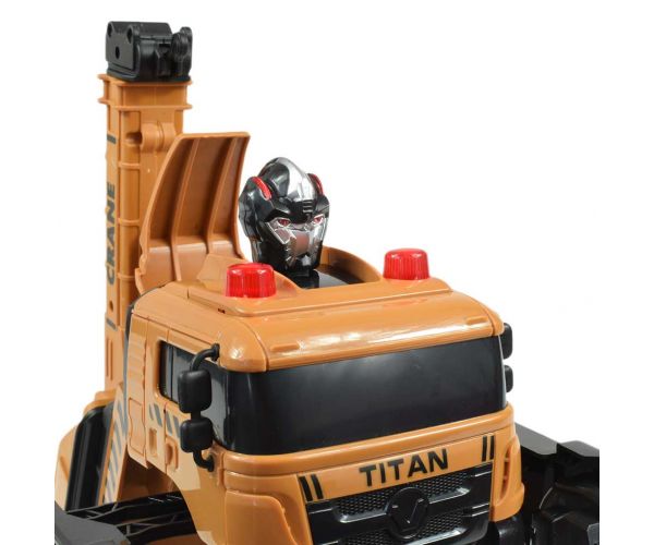 RC Távirányítós Autobot Titan robot átalakuló darus autó 27MHz 26cm