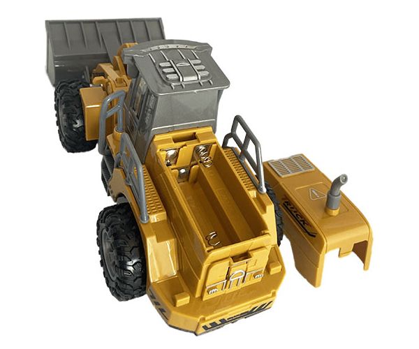 RC Távirányítós buldózer munkagép fényeffektekkel 1/30-as méretarányban 24cm