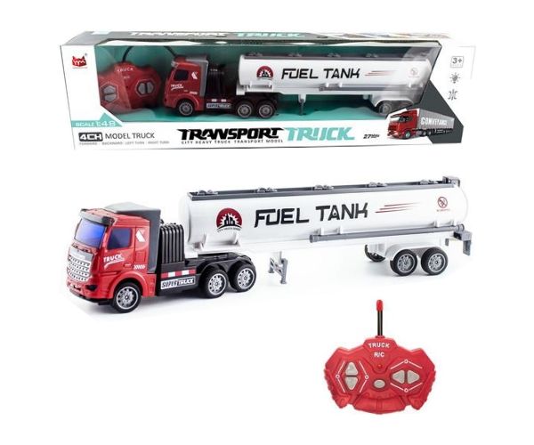 RC Cargo Truck távirányítós tartályos kamion fénnyel 1/48 27mHz
