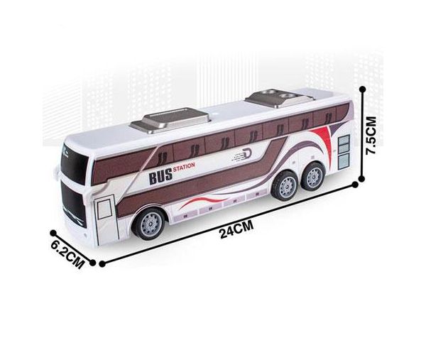 RC Távirányítós City Busz fénnyel 27MHz 1/32-es méretarány 25cm