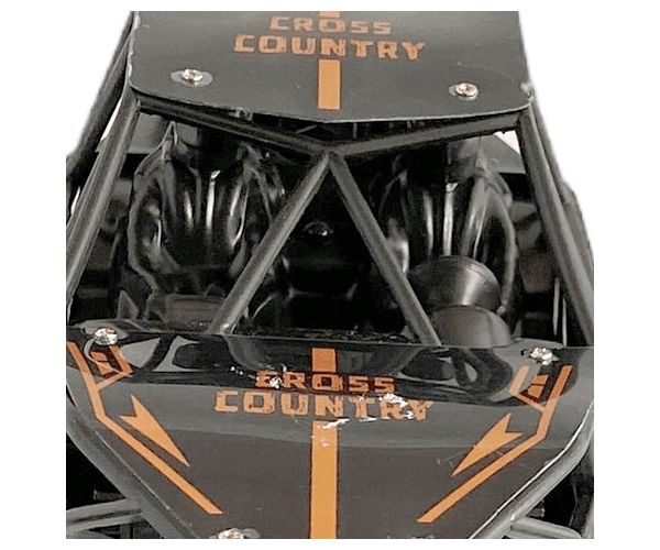 RC Távirányítós oldalirányban mozgatható Cross Country Jeep rugós felfüggesztéssel és fényeffektekkel 21cm 2,4 GHz