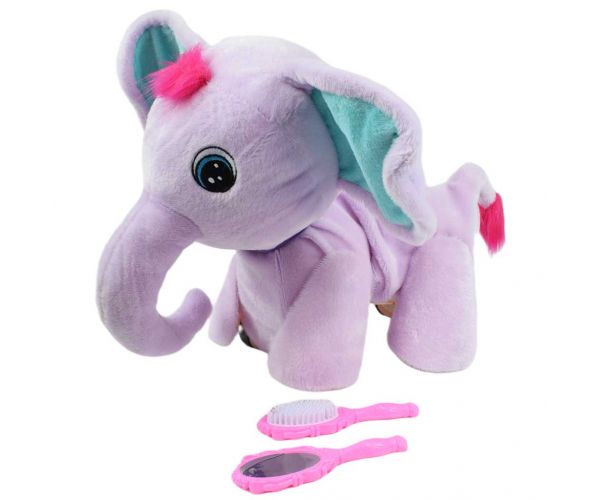 RC Cute Pet: Távirányítós interaktív plüss elefánt kiegészítőkkel 2.4GHz 40cm