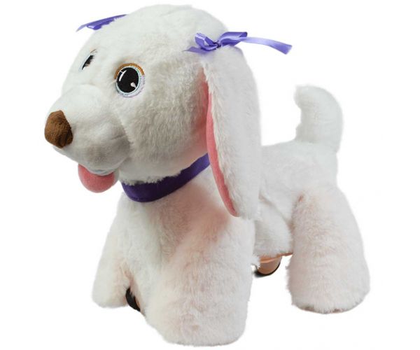 RC Cute Pet: Távirányítós interaktív plüss Labrador kutya kiegészítőkkel 2.4GHz 40cm