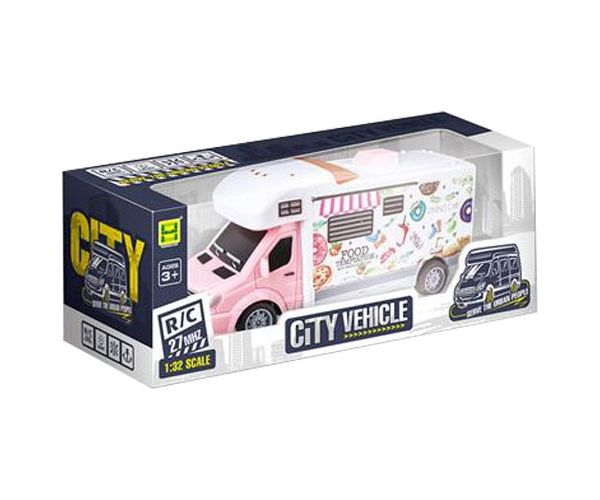RC Távirányítós ételszállító autó fénnyel 27MHz 1/32