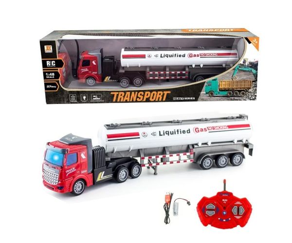 RC Távirányítós üzemanyagszállító kamion 1/48 27mHz
