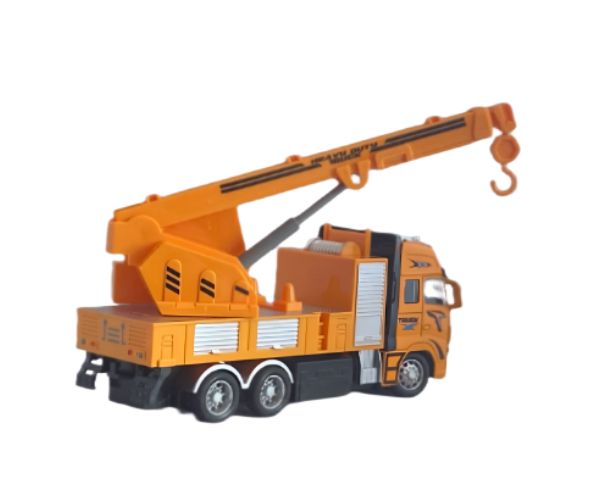 RC Távirányítós építőipari markoló vagy daruskocsi munkagép fénnyel kétféle változatban 27MHz 1/36-os méretarány 20cm