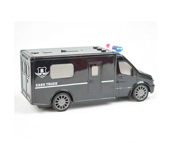 RC Távirányítós pénzszállító furgon fényeffektekkel 1/30-as méretarány 20cm