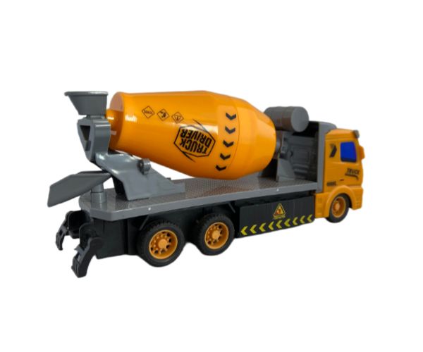 RC Távirányítós betonkeverő mixer fénnyel 1/48-as méretarány 27MHz 20cm