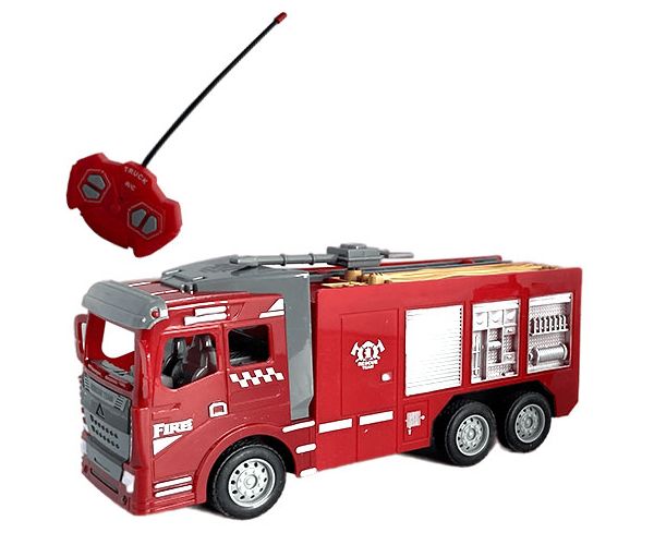 RC Távirányítós tűzoltóautó fényeffektekkel 1/30-as méretarányban
