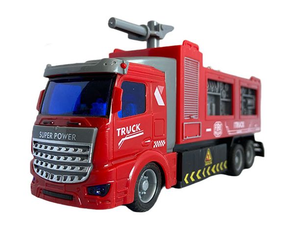 RC Távirányítós tűzoltó autó fényeffektekkel 1/48-as méretarányban 19cm