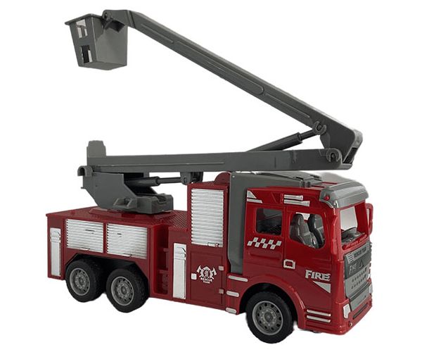 RC Távirányítós emelőkosaras tűzoltóautó 1/30-as méretarányban 22cm