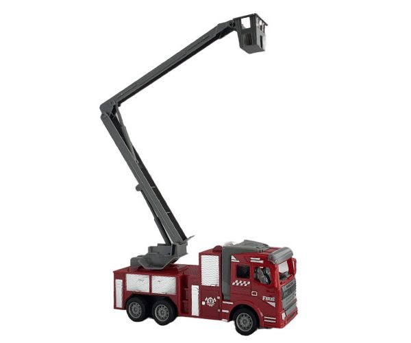 RC Távirányítós emelőkosaras tűzoltóautó 1/30-as méretarányban 22cm