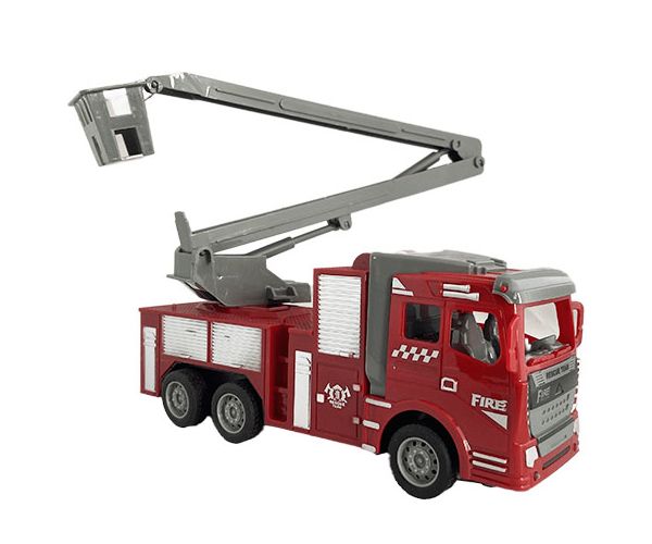 RC Távirányítós emelőkosaras tűzoltóautó 1/30-as méretarányban 22cm