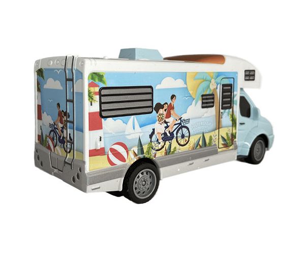 RC Távirányítós Holiday Travel lakóautó fénnyel 27MHz 1/32-es méretarány 20cm