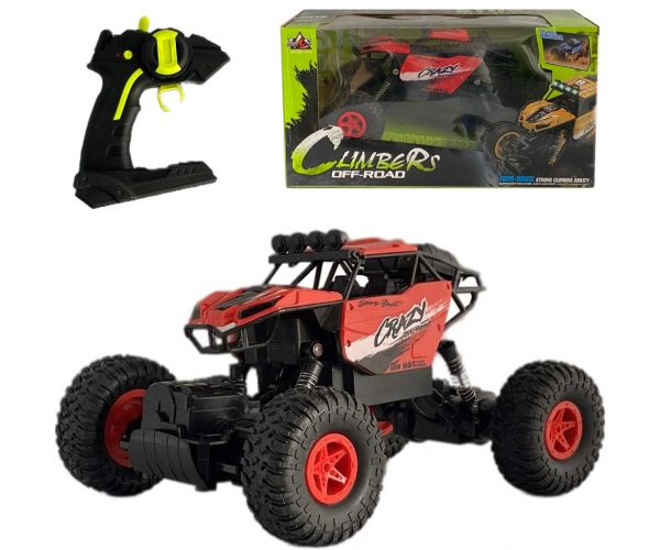 RC Távirányítós hegymászó Off-Road terepjáró háromféle színben 2,4GHz 25cm