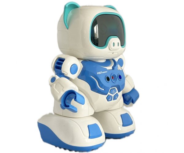 RC Távirányítós interaktív táncoló robot malac fény és hang effektekkel 20cm