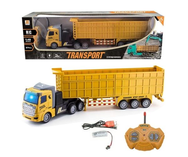 RC Távirányítós kőszállító kamion 1/48 27mHz