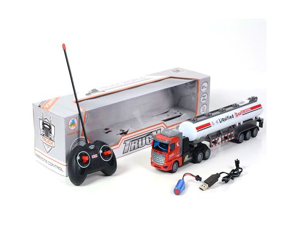 RC Üzemanyagszállító távirányítós kamion fénnyel 1/48