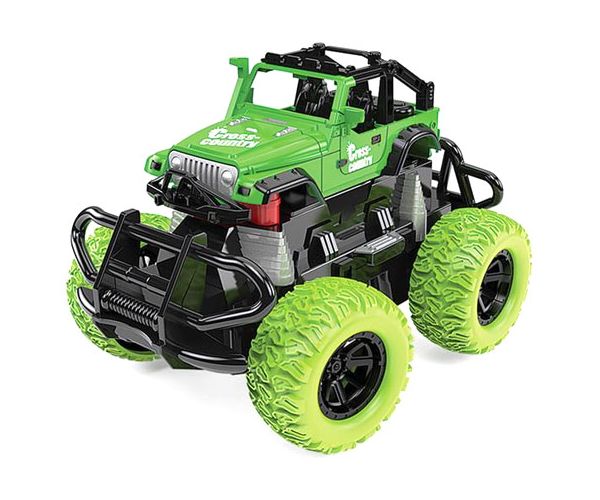 RC Monster Turck narancssárga távirányítós járgány 1/28