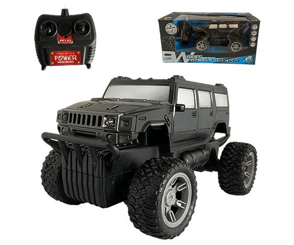 RC Off-Road távirányítós Hummer fénnyel 27 MHz 22cm 1/14-es méretarány kétféle változatban