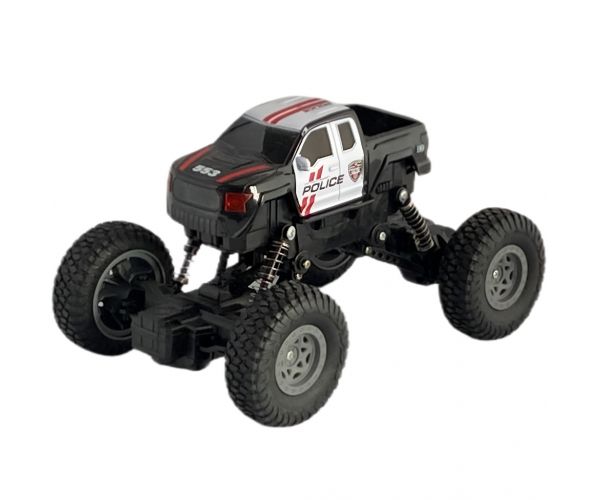 RC Távirányítós 4WD rendőrségi hegymászó autó 1/18-as méretarány 21cm