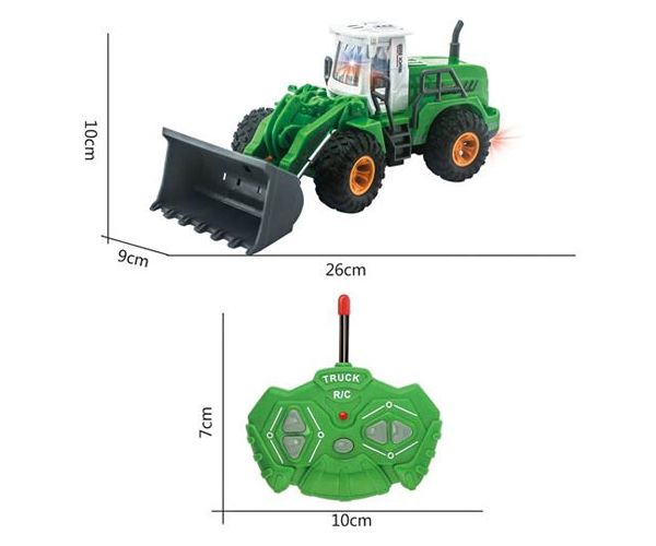 RC távirányítós homlokrakodó munkagép 1/30 27MHz