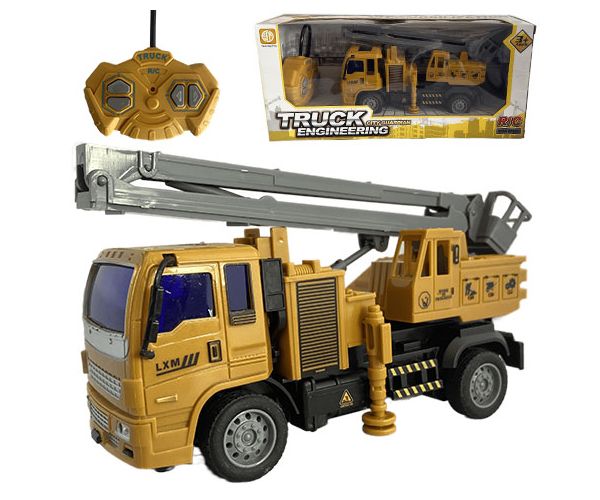 RC Távirányítós emelőkosaras munkagép 1/36-os méretarányban 22cm