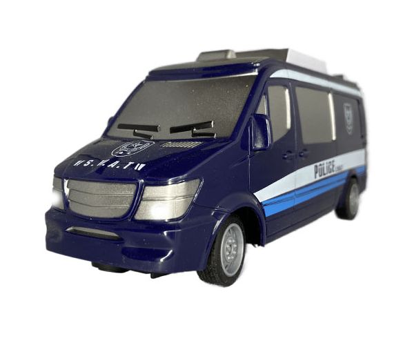 RC Távirányítós SWAT rendőr kisbusz fénnyel 27MHz 1/32-es méretarány 25cm