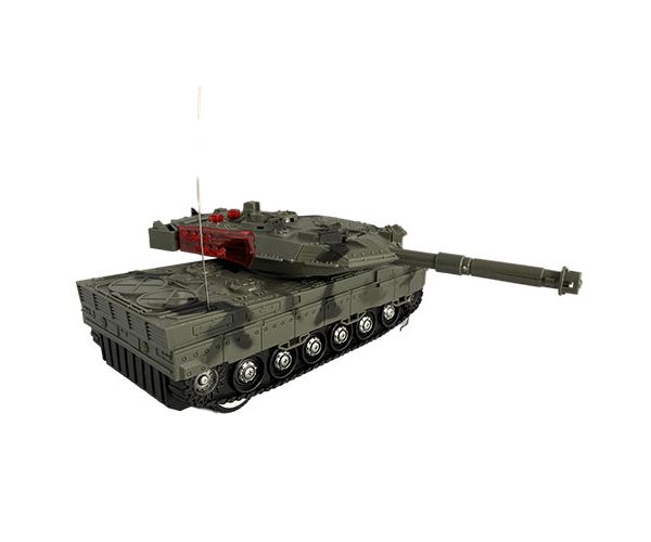 RC Távirányítós Leopard 2 tank fényeffektekkel 23cm