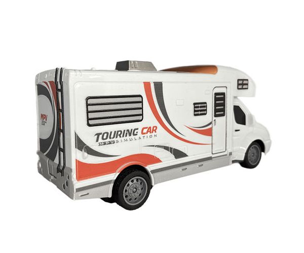 RC Távirányítós Touring Car lakóautó fénnyel 27MHz 1/32-es méretarány 25cm