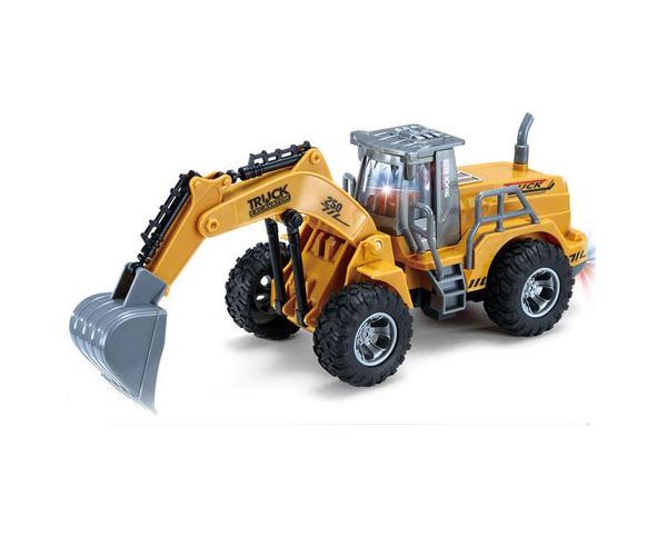 RC távirányítós markoló fénnyel 27MHz 1/48 20cm