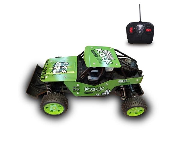 Távirányítós RC zöld terepjáró autó 1/16 27MHz