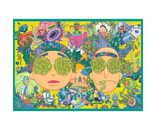 Rick és Morty Őrült kalandok 4x250db-os puzzle - Trefl