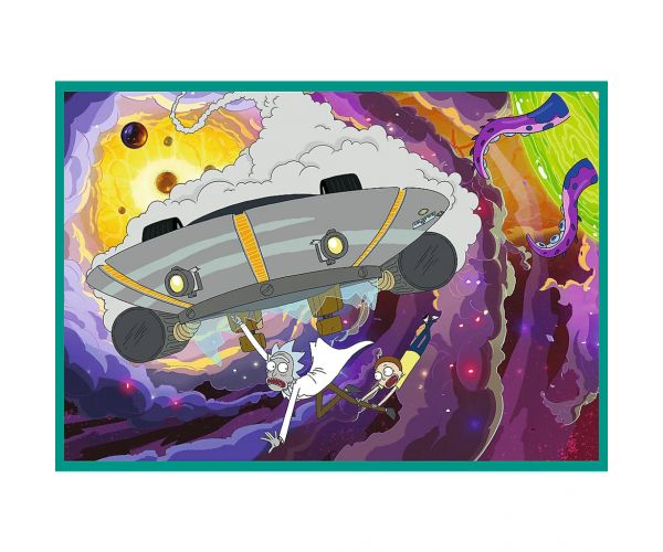 Rick és Morty Őrült kalandok 4x250db-os puzzle - Trefl