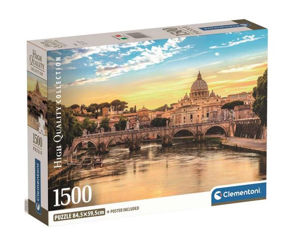 Róma 1500db-os HQC puzzle 84,5x59,5cm - Clementoni
