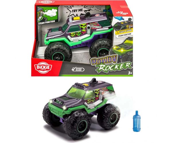 Rowdy Rocker monster truck fénnyel és hanggal - Dickie Toys