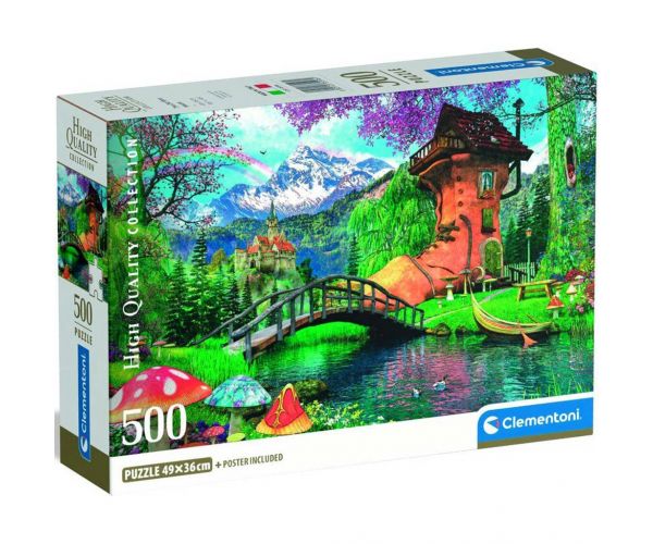 Mesebeli táj HQC 500 darabos puzzle - Clementoni