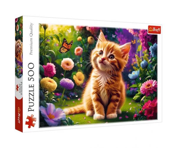 Aranyos cica 500db-os puzzle - Trefl