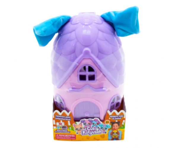 Cuki kutyusok házikóban több változatban 1db